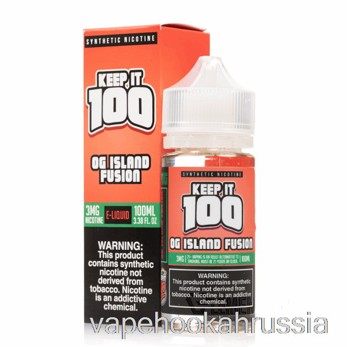 Vape Russia Fusion - жидкость для электронных сигарет Keep It 100 - 100мл 0мг